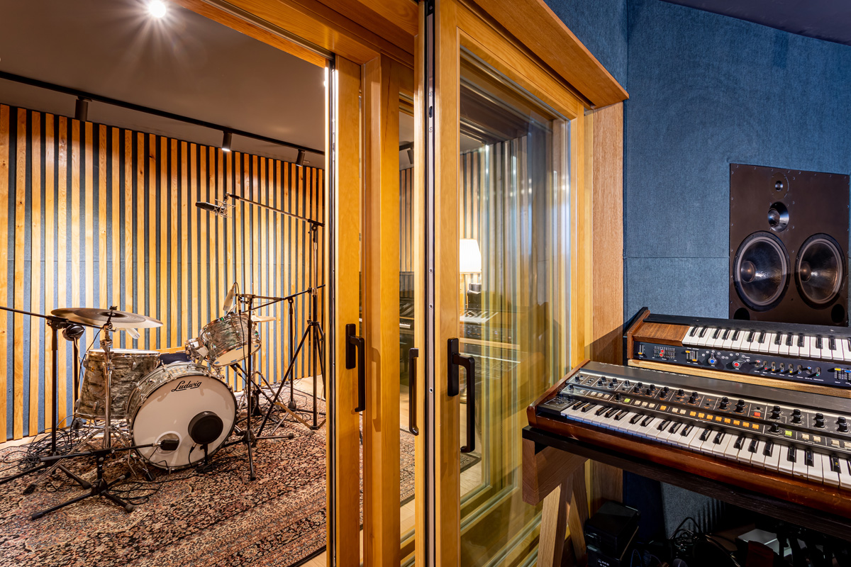 Studio A Behind Desk