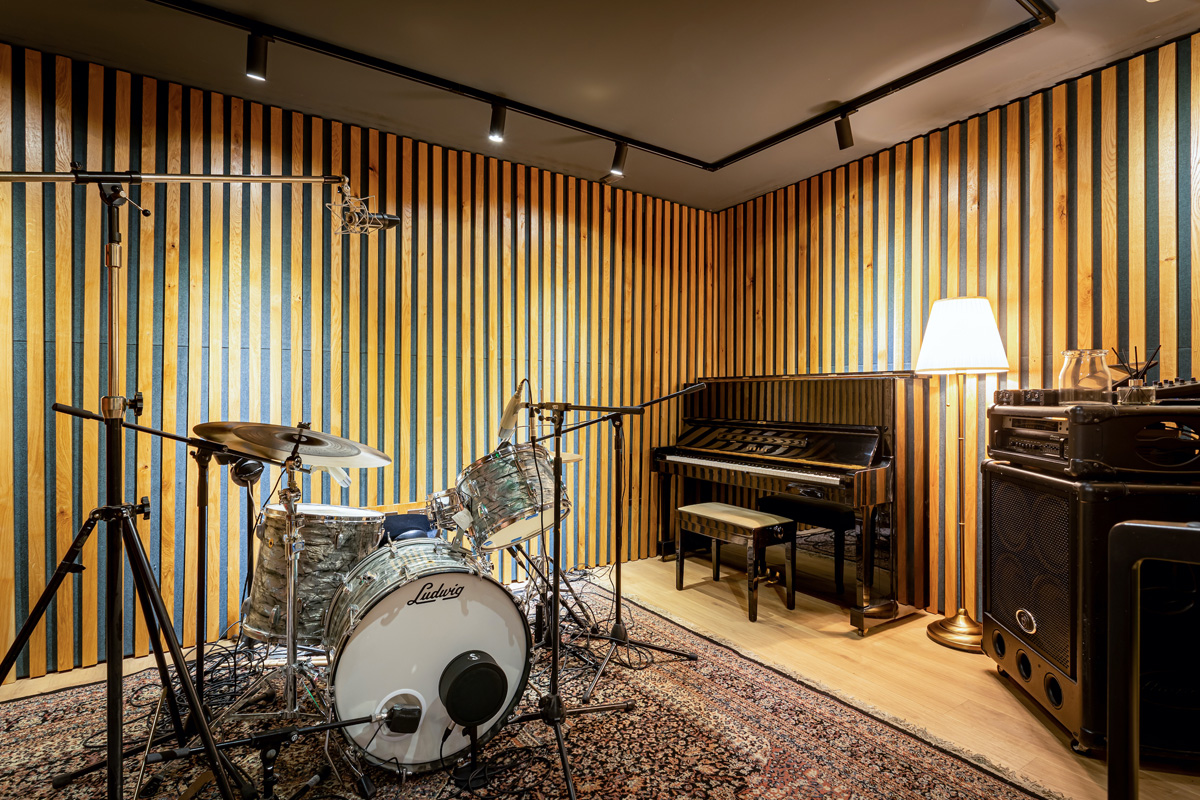 Studio A Live Room Drums